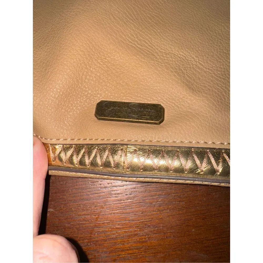 Jessica Simpson leather hobo bag - Picture 4 of 9